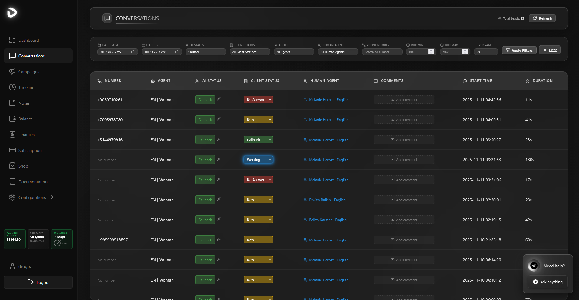 Platform Screenshot 2