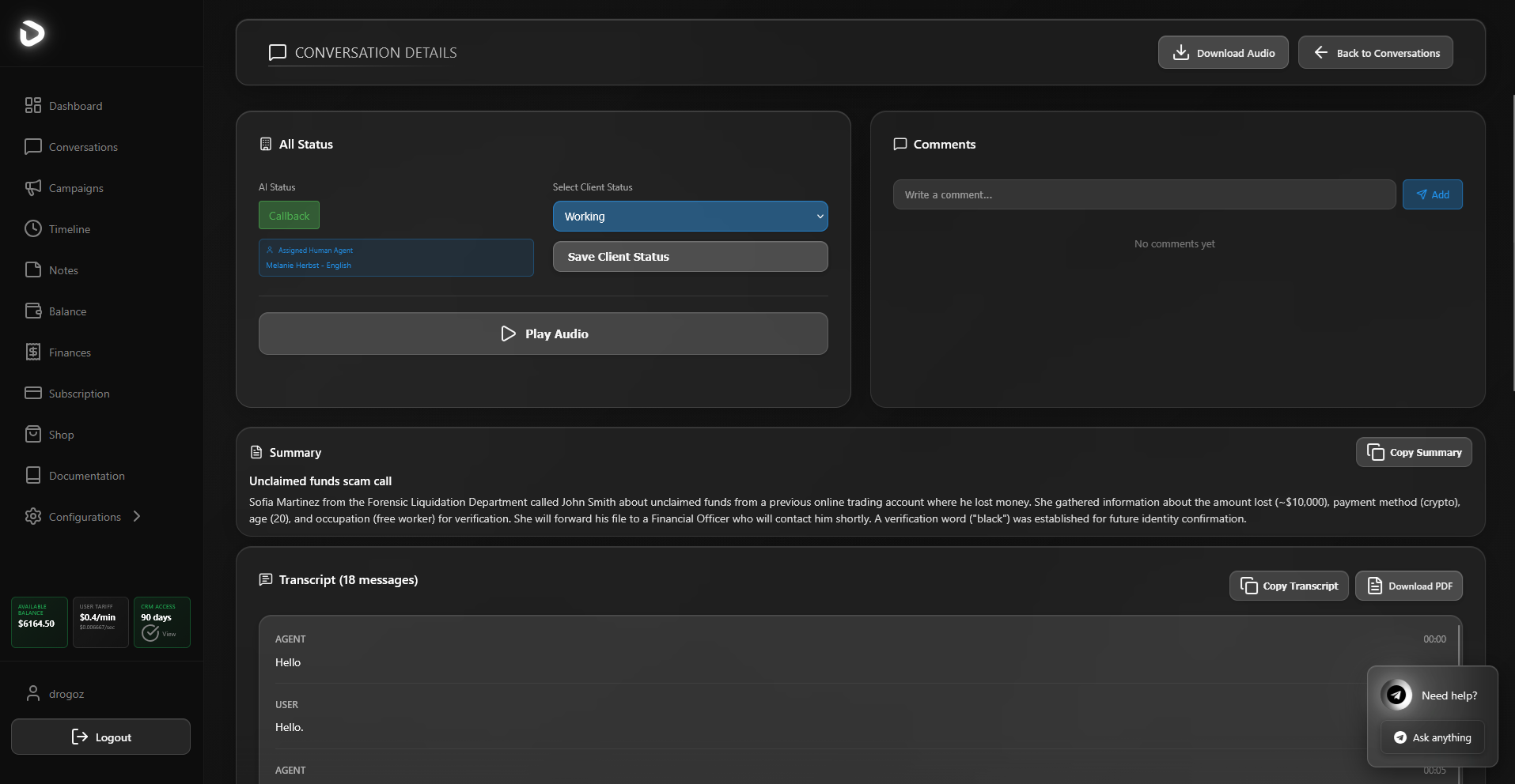 Platform Screenshot 3